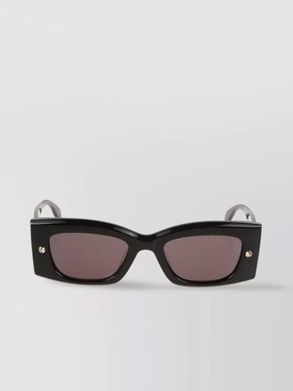 Alexander McQueen acetate rectangle-frame sunglasses