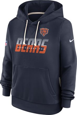 Nike Chicago Bears Sideline Standard Issue Nike Womens Dri-FIT NFL Pullover Hoodie in Blue | 03C341L7Q-SX8