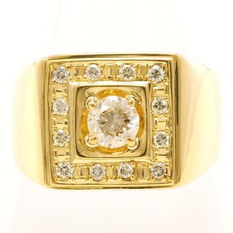 C&A Yellow Gold Yellow Gold (18K) Band Ring (Pre-Owned)
