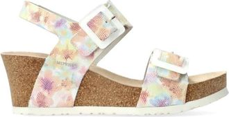 Mephisto Multicolor Lissia Damessandaal - Dames - Sleehakken - Veelkleurig - 38 EU - Schoenen
