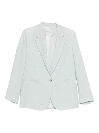 Forte_Forte Blue Notched Lapel Blazer