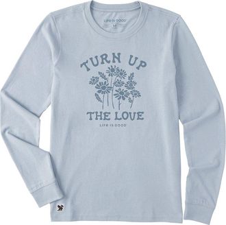Life is good Long Sleeve Crusher T-Shirt