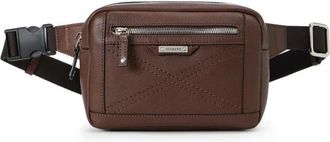 Iceberg Tassen, Heren, Bruin, ONE Size, Leer, Leren Heuptas