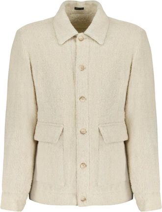 Autore Giacca Craig In Lana Spazzolata - - Jackets - Uomo - Beige - 2XL