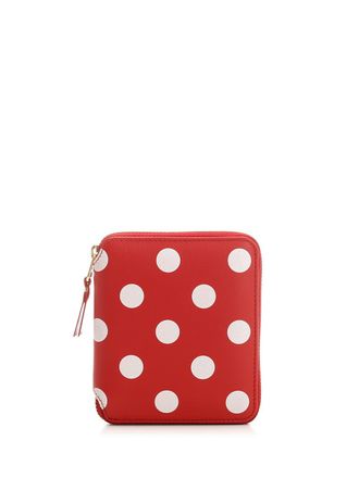 Comme Des Gar&ccedil;ons Polka Dot Wallet Wallets Rosso-Donna