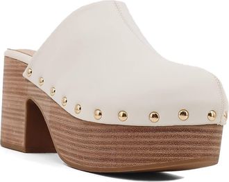 Shushop Gigi Platform Clog in Bone at Nordstrom, Size 7.5