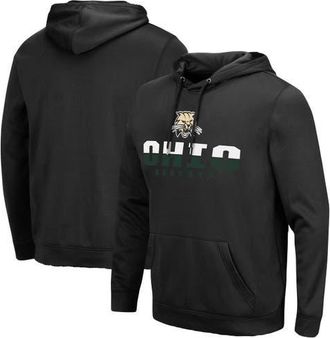Colosseum Mens Colosseum Black Ohio Bobcats Lantern Pullover Hoodie at Nordstrom, Size Small