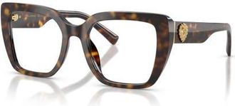 Dolce & Gabbana 51mm Square optical glasses in Tortoise at Nordstrom