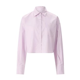 Rag & Bone Shirts, female, Purple, Size: XS Cropped Shirt