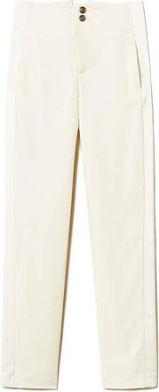 Twin-Set Pantaloni con inserti in raso - Bianco