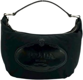 Prada Pre-owned Shoulder Bags, female, Black, Size: ONE SIZE Pre-owned Vintage Shoulder Bag