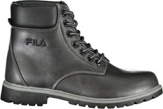 Fila Elegante Veterschoenen met Geborduurde Accenten - Dames - Veterlaarzen - Zwart - 37 EU - Polyester - Schoenen