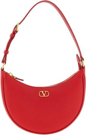 Valentino Garavani Shoulder Bags, female, Red, Size: ONE SIZE VLogo Signature Mini Bag