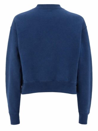 Chlo&eacute; Cotton Fleece Logo Sweatshirt - Blue
