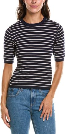 T Tahari Striped Knit T-Shirt