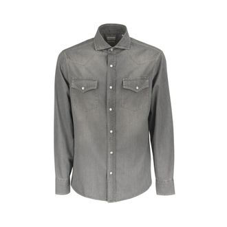 Brunello Cucinelli Uomo, Magliette, Grigio, S, new