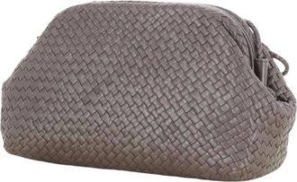 Allan K Tassen - Dames - Clutches - Bruin - ONE Size - Leer - Tassen