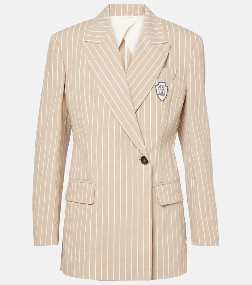 Brunello Cucinelli Belted Suit-Type Jacket Clothing from