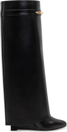 Givenchy Shark Pinch Laarzen - Dames - Hoge Laarzen - Zwart - 36 EU - Leer - Schoenen