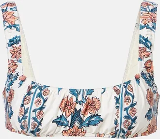Montce Swim Zoe floral bikini top