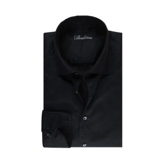 Stenstr&ouml;ms Zwarte Twill Casual Overhemd - Heren - Casual Overhemden - Zwart - 3XL - Overhemden