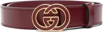 Gucci Signature Interlocking G Leather Belt