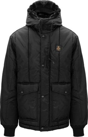RefrigiWear Hooded Jacket - Heren - Winterjassen - Zwart - XL - Leer - Jassen