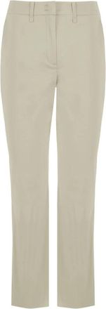 Bomboogie Cotton Blend Chino Broek - Dames - Slim Fit Broeken - Beige - 2XS - Katoen - Broeken