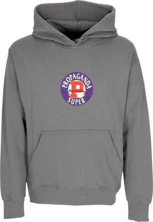 PROPAGANDA Grijze Lichtgewicht Hoodie - Heren - Hoodies - Grijs - XS - Katoen - Hoodies & sweatvesten
