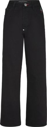 Philipp Plein Straight Fit Jeans Basic - Dames - Regular Fit Jeans - Zwart - W29 - Denim - Jeans