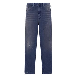Diesel Straight Jeans, male, Blue, Size: W31 Straight Blue Jeans