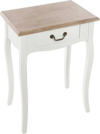 Atmosphera Comodino Chrysa bianco H65,5cm Atmosphera cr&eacute;ateur dint&eacute;rieur