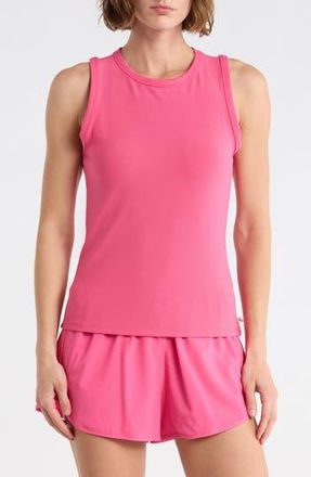 Marika Mindy Ribbed Active Tank in Pink Flambe at Nordstrom Rack, Size X-Small