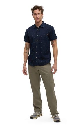 tentree Bike Around Mancos Shirt in Midnight Blue/bike Around at Nordstrom, Size Xx-Large