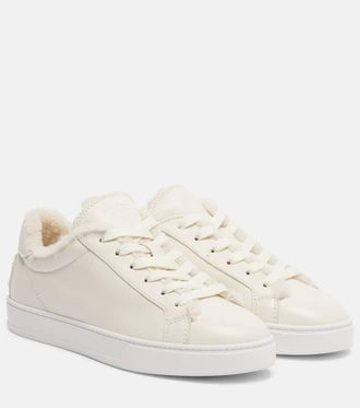Tod's Cassetta shearling-lined leather sneakers