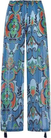 Etro Wide Pants With Tassels