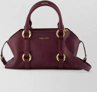 Alexander McQueen farringdon small leather clutch bag