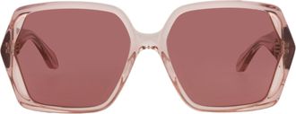 Alaia Square-Frame Recycled Acetate Sunglasses