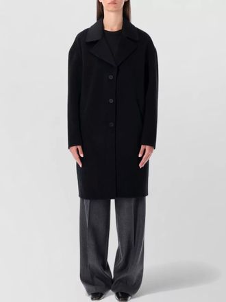 Anine Bing portia coat lapel collar oversized silhouette