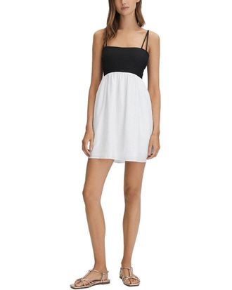 Reiss Hadley Resort Linen Midi Dress