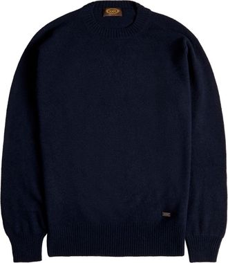 Tod's round-neck sweater - men - Wool/Cashmere - L - Blue