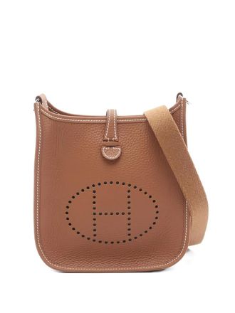 Hermès Borsa a spalla Evelyn TPM in pelle 2025 - Marrone