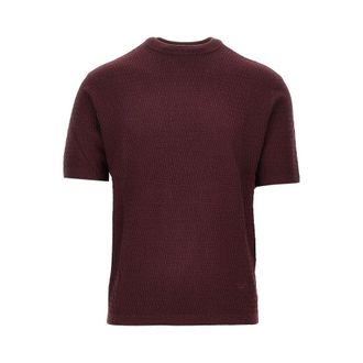Emporio Armani Virgin wool knitted T-shirt Man S