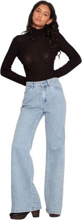 Belle & Bloom Brooklyn Knitted Turtleneck in Black at Nordstrom, Size X-Small Au