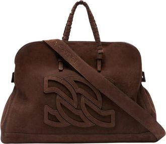Casadei Park Avenue Velours Tas - Dames - Handtassen - Bruin - ONE Size - Leer - Tassen