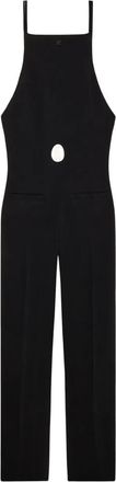 Courr&egrave;ges Jumpsuit met uitgesneden details - Zwart