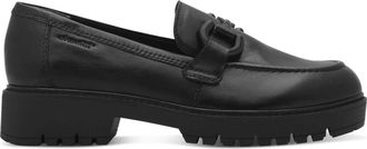 Tamaris Gesloten loafers - Dames - Loafers - Zwart - 40 EU - Leer - Schoenen