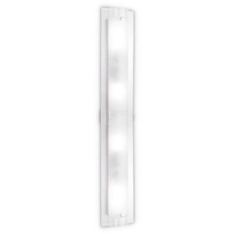 Dmora L&aacute;mpara De Pared Drenchia, Aplique De Metal, Transparente