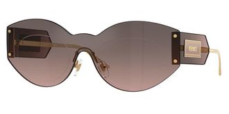 Versace Grey Flash Silver Irregular Ladies Sunglasses VE2276 100258 144