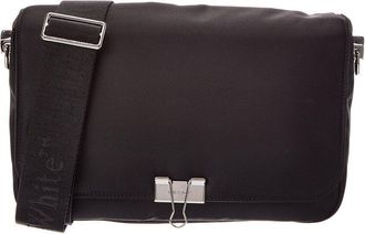 Off-white Soft Binder Shoulder Bag